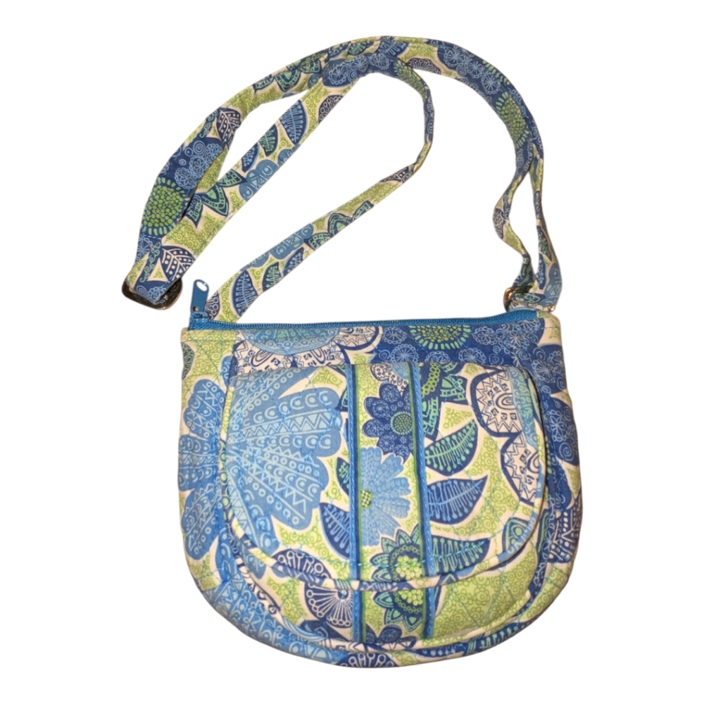 Vera Bradley Lizzy crossbody in Doodle Daisy pattern